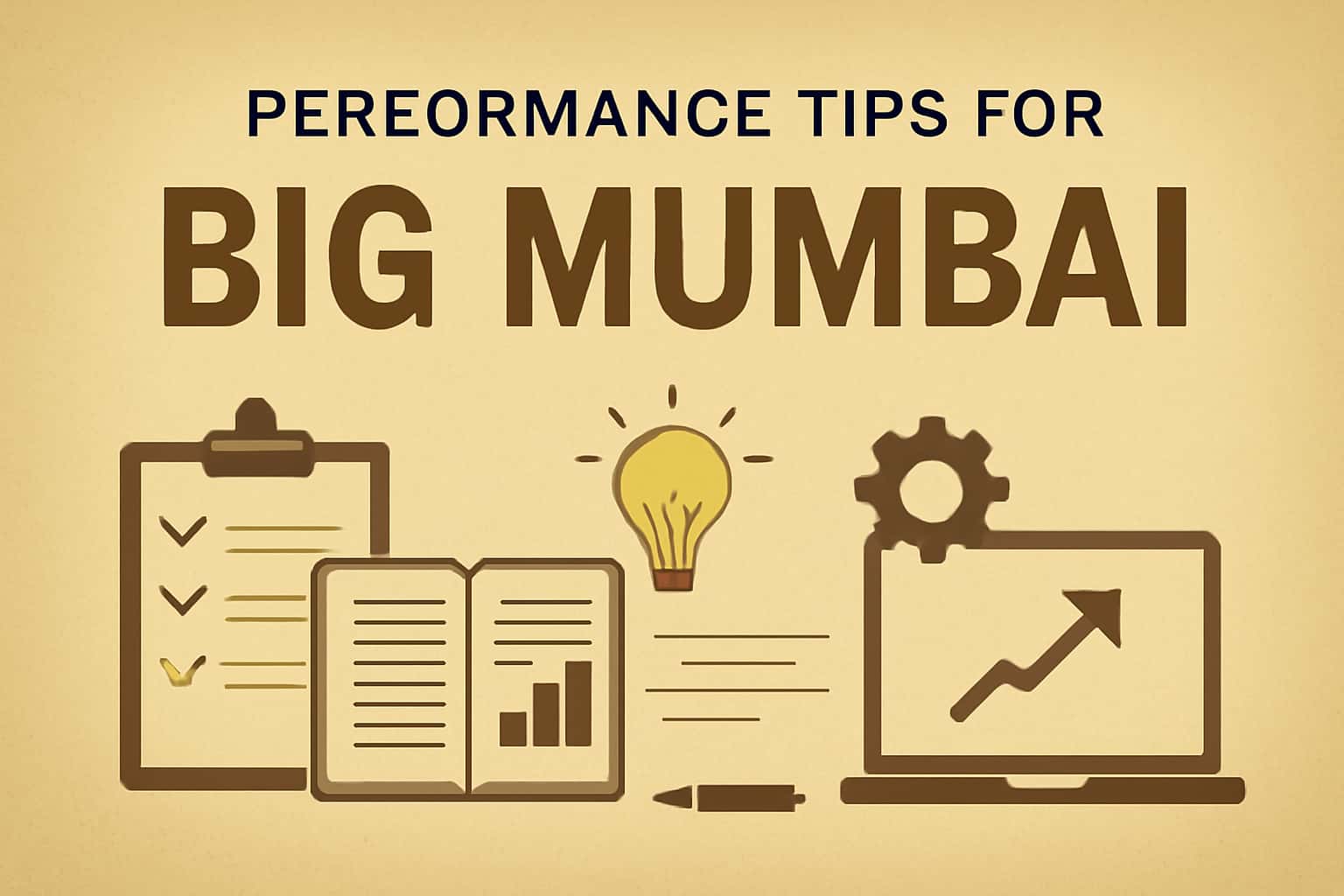 An illustrative scene showcasing performance tips for Big Mumbai with a focus on usability and efficiency.