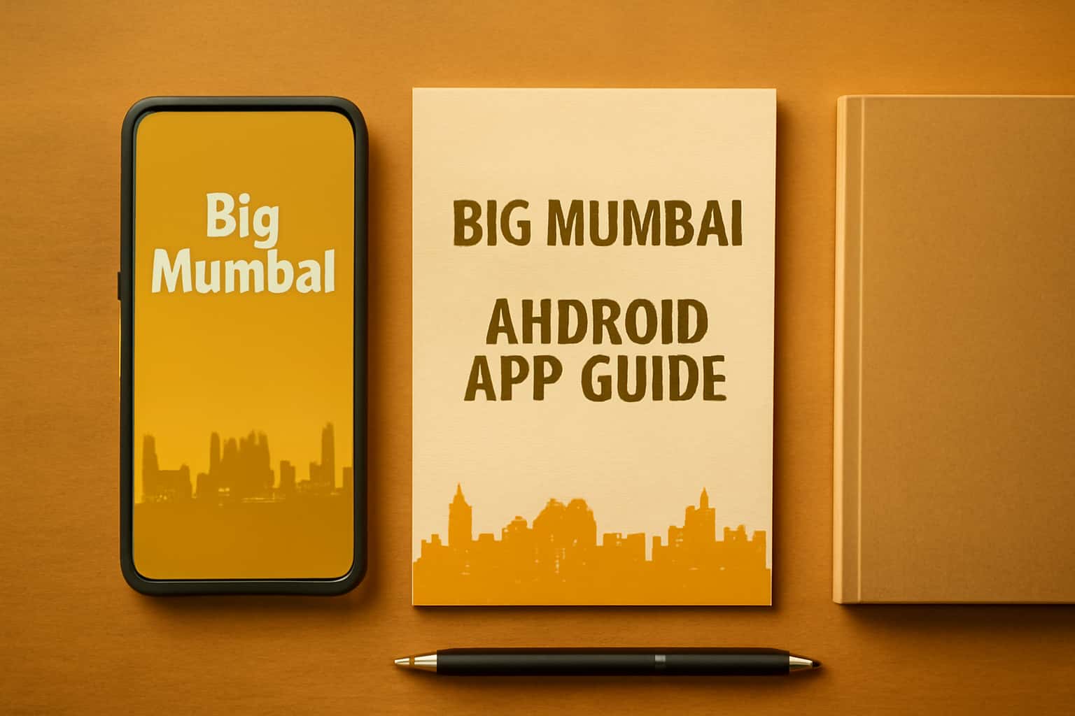 A visually engaging representation of the Big Mumbai Android App Guide featuring modern design elements.