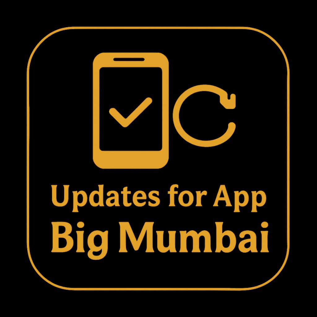An icon representing updates for the Big Mumbai App.