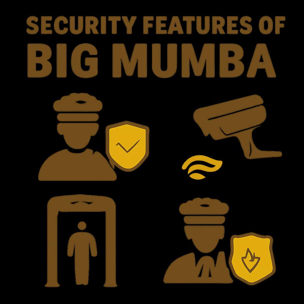 An educational diagram showcasing the security measures of Big Mumbai.