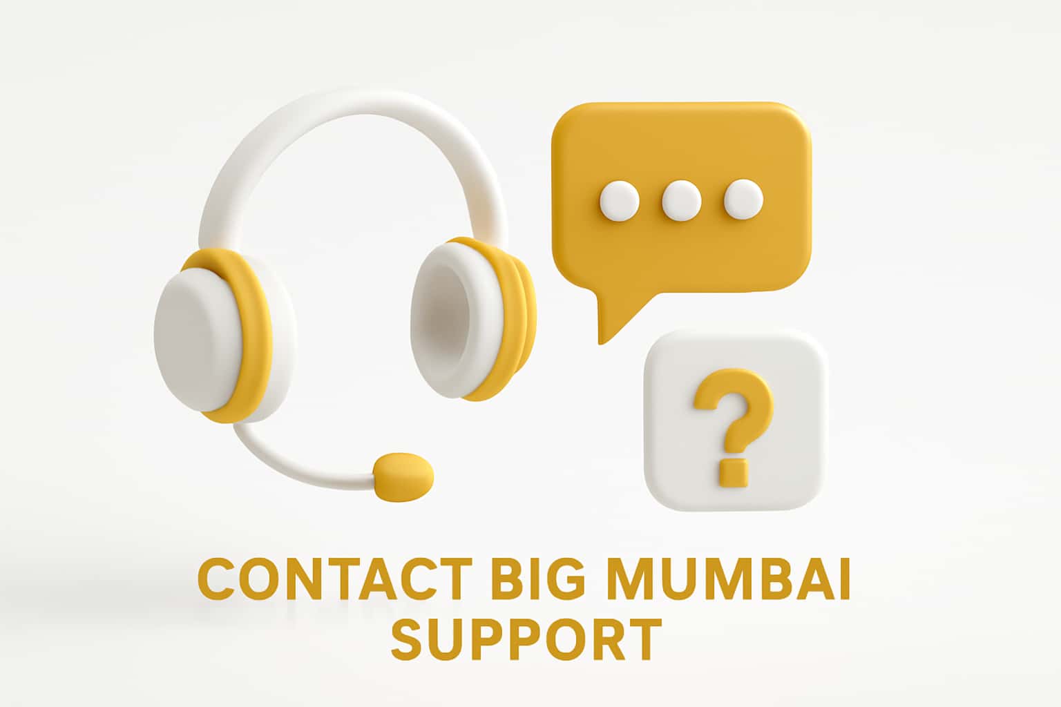 Contact Big Mumbai Support Interface