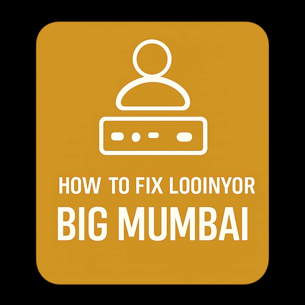 A badge-like representation for troubleshooting Big Mumbai login issues.